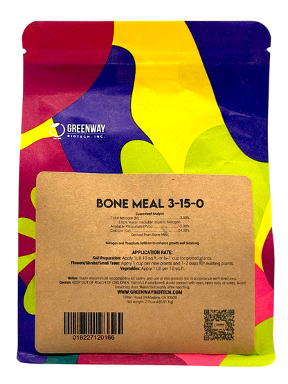 Organic Bone Meal Fertilizer 3-15-0 - Midwest Grow LLC