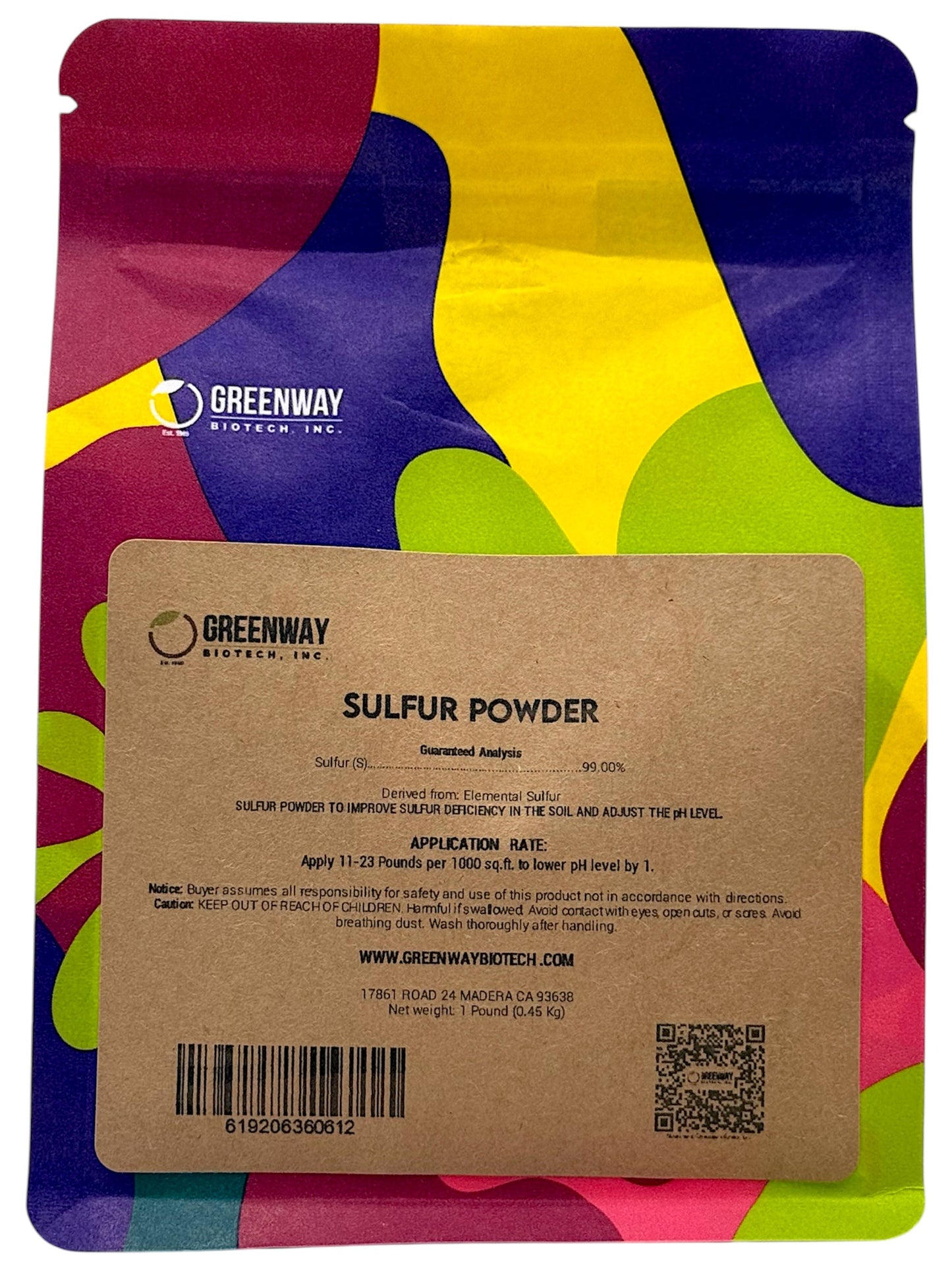 Organic Elemental Sulfur Powder - Midwest Grow LLC