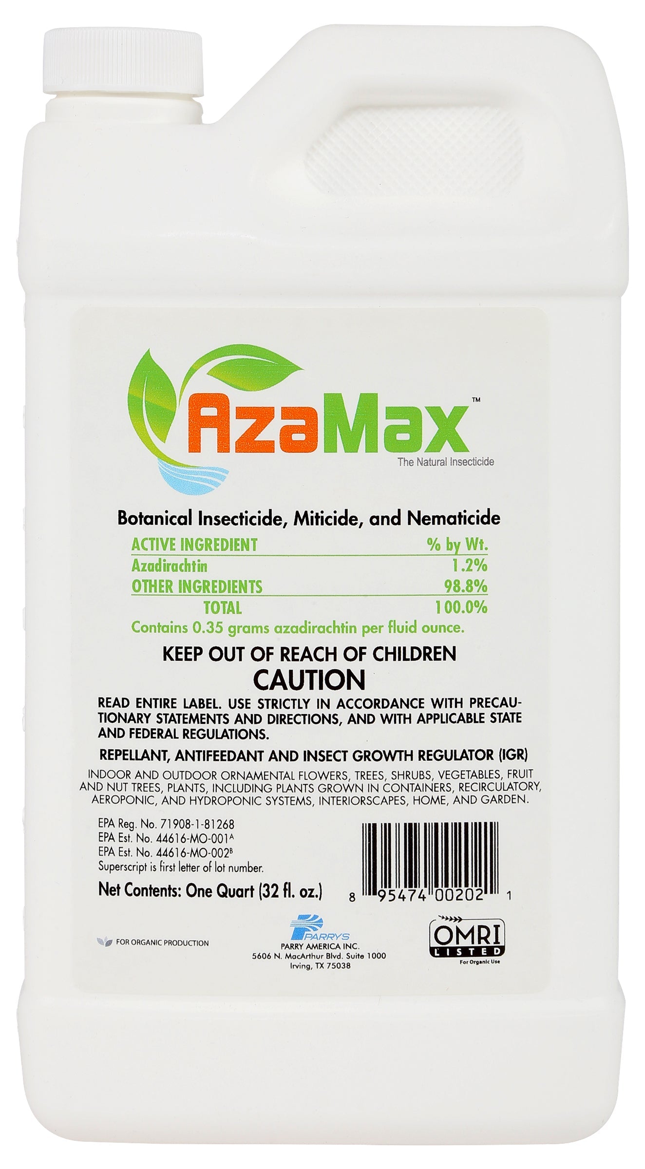General Hydroponics AzaMax - Midwest Grow LLC