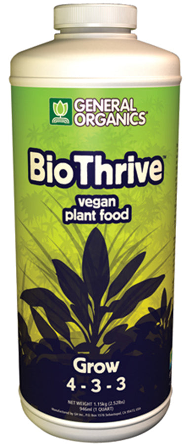 General Organics BioThrive Grow - Midwest Grow LLC