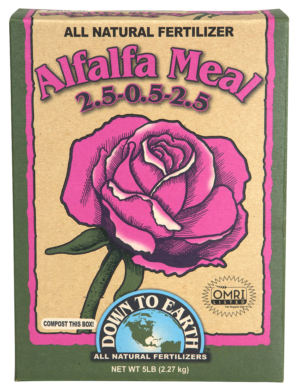 Down To Earth Alfalfa Meal - Midwest Grow LLC