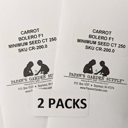 BOLERO Hybrid Carrot Seeds