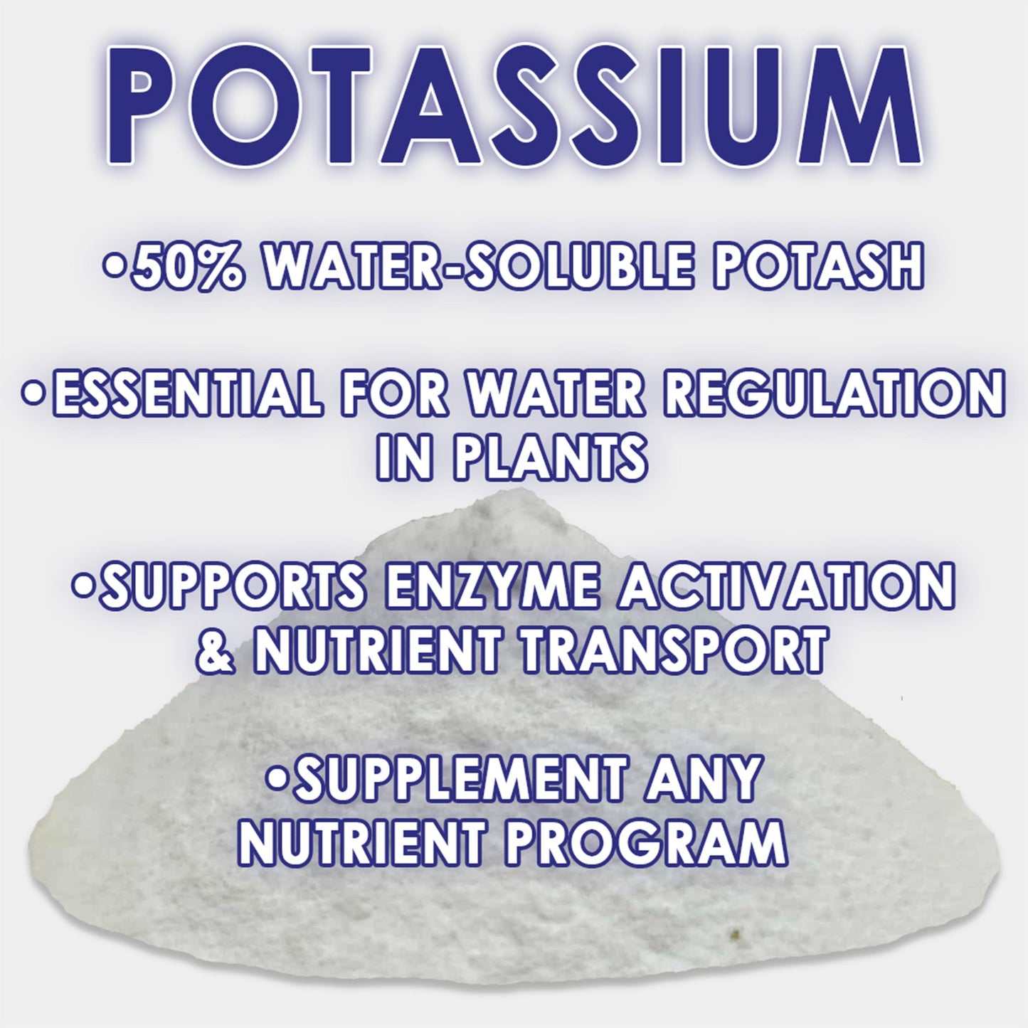 RAW Potassium | 50% Water-Soluble Potash | Potassium Sulfate Supplement - Midwest Grow LLC
