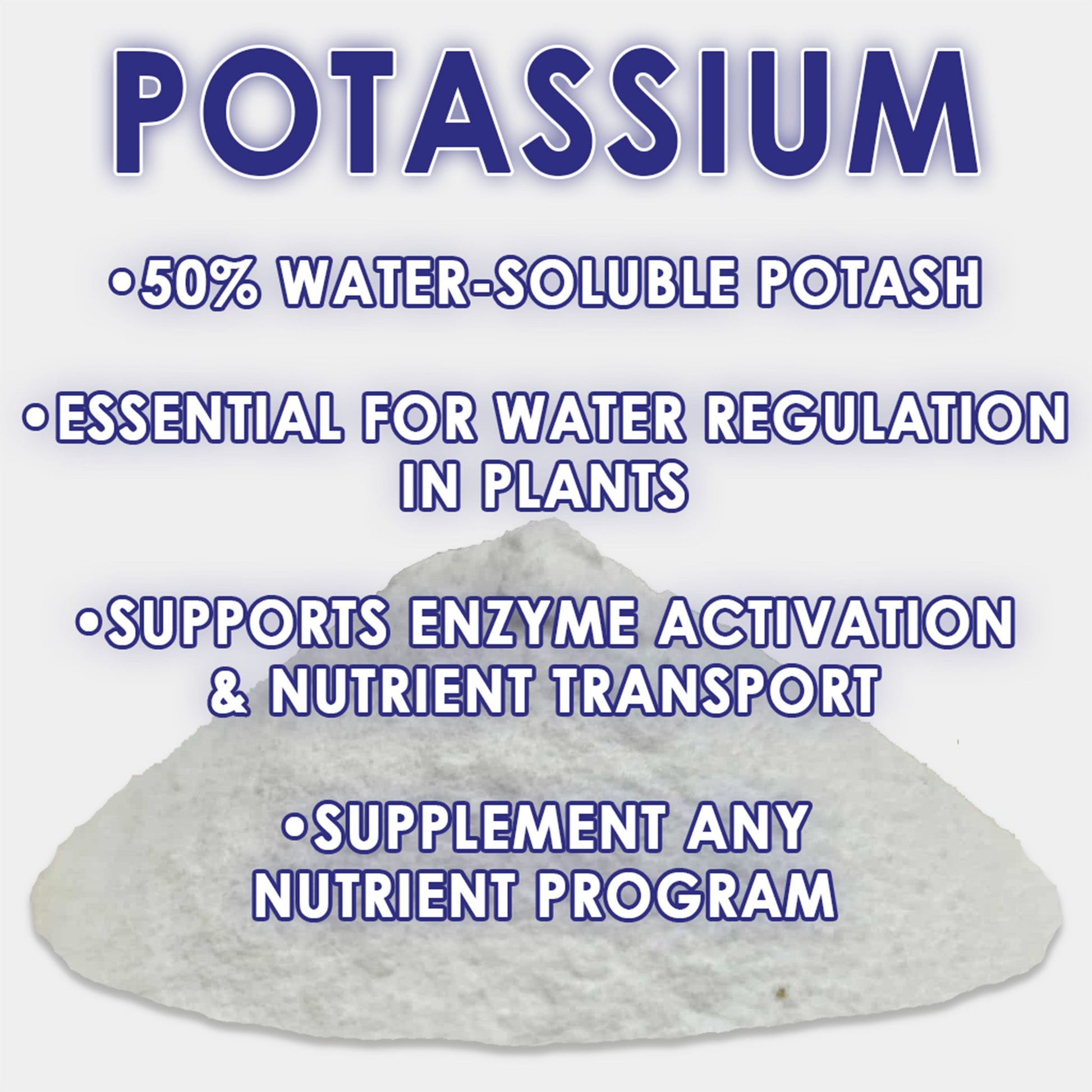 RAW Potassium | 50% Water-Soluble Potash | Potassium Sulfate Supplement - Midwest Grow LLC