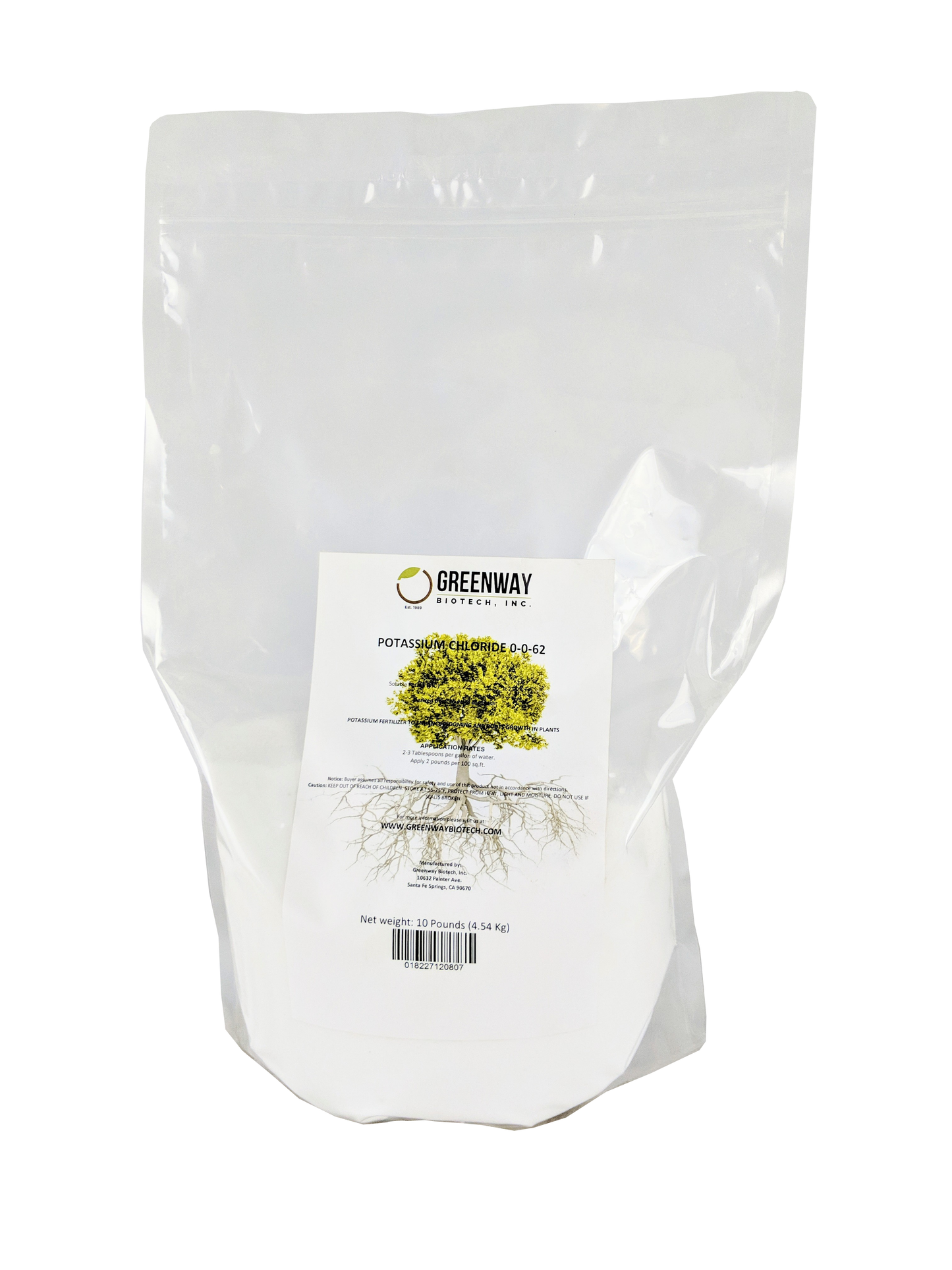 Potassium Chloride (Muriate of Potash) 0-0-62 - Midwest Grow LLC