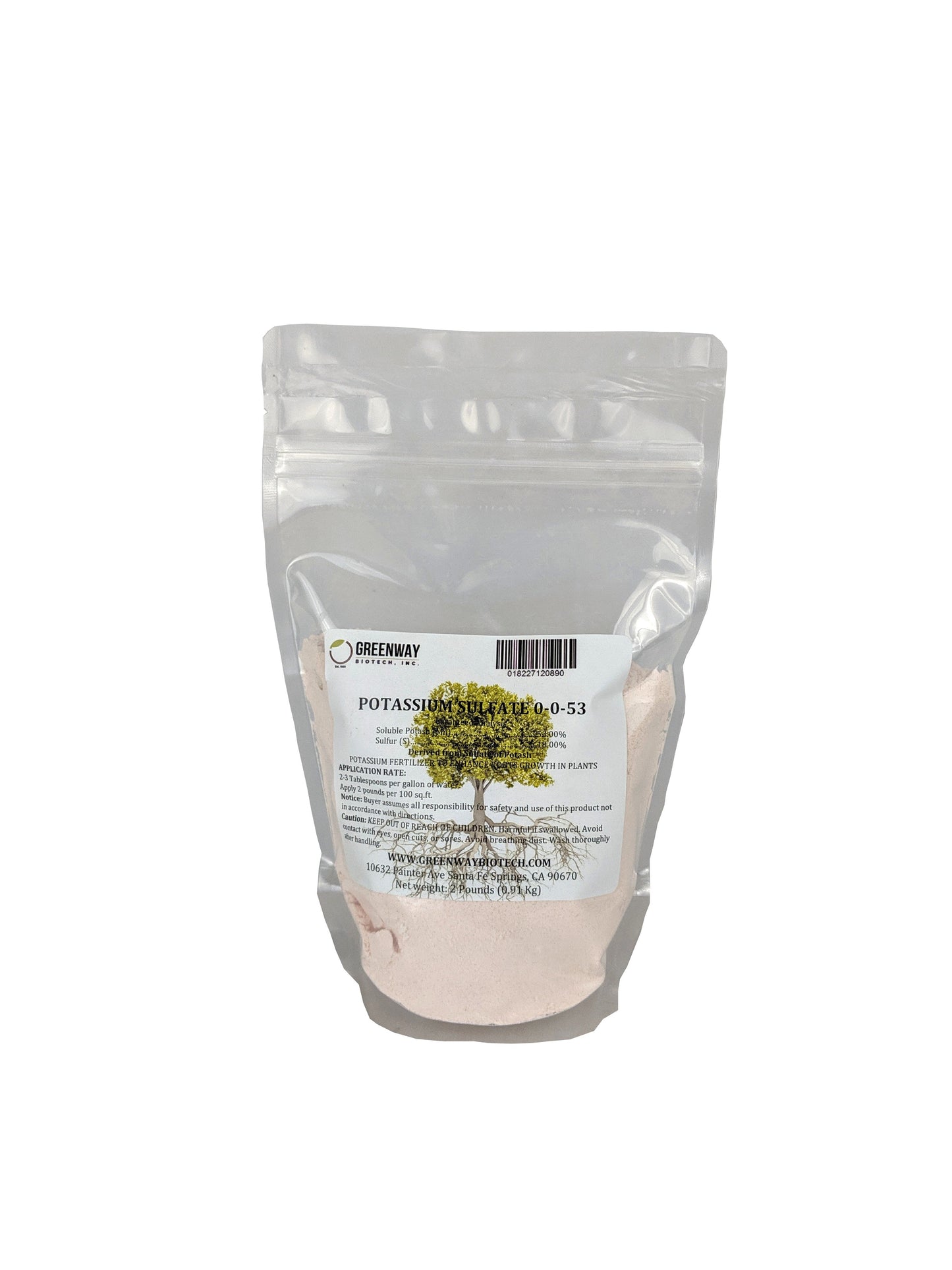 Potassium Sulfate Fertilizer 0-0-53 - Midwest Grow LLC