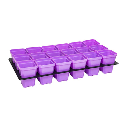 3.3" Heavy Duty Seed Starting Pots with Inserts - Midwest Grow LLC