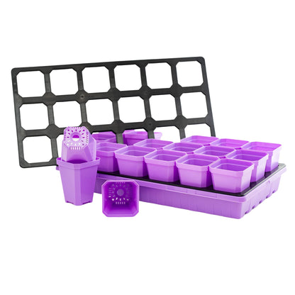 3.3" Heavy Duty Seed Starting Pots with Inserts - Midwest Grow LLC