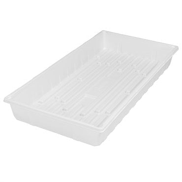 SUNPACK Extra Strength White 10x20 Propagation Tray, No Holes - Midwest Grow LLC