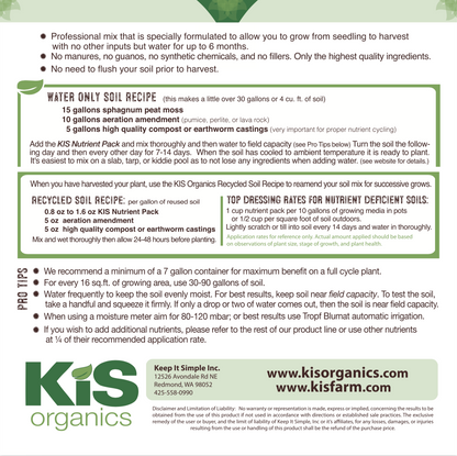 KiS Organics Nutrient Pack