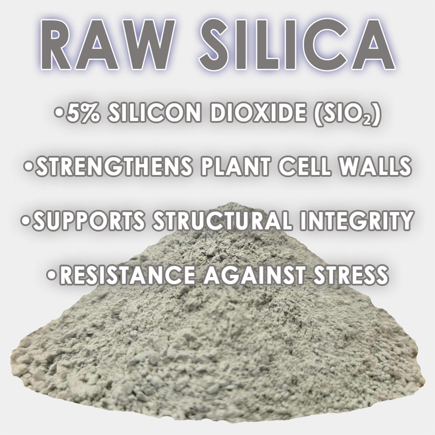 RAW Silica | 45% Silicon Dioxide | pH Neutral Biogenic Silica - Midwest Grow LLC