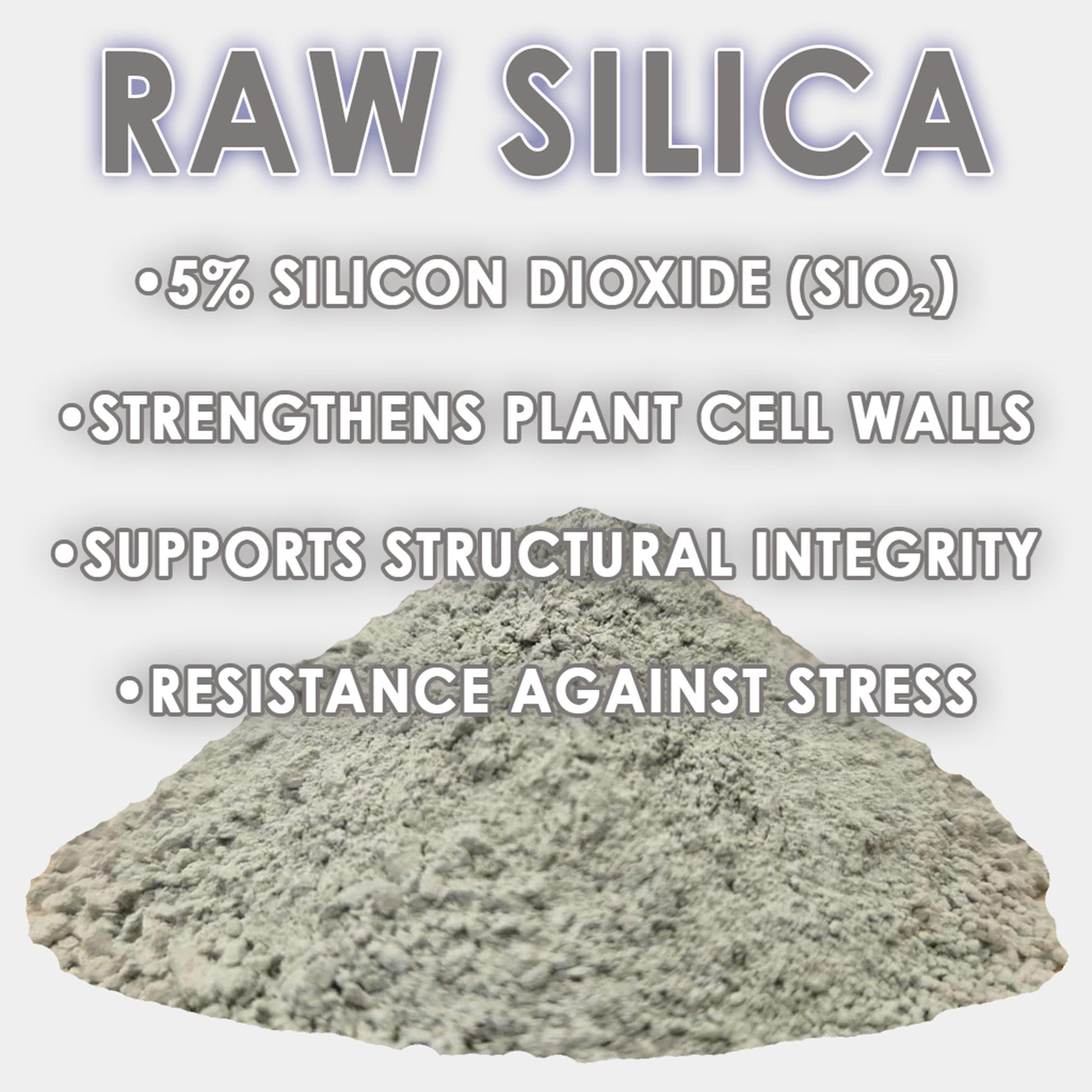 RAW Silica | 45% Silicon Dioxide | pH Neutral Biogenic Silica - Midwest Grow LLC