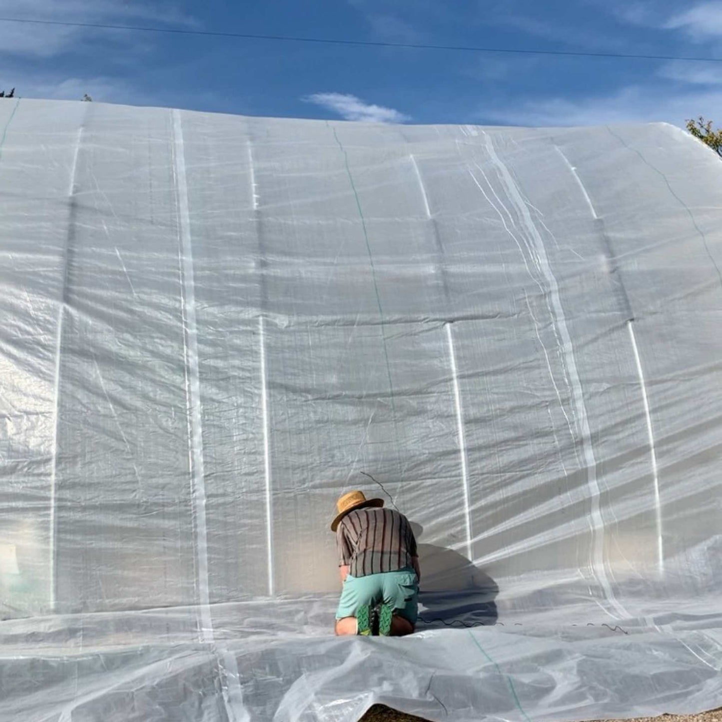 Greenhouse Woven Plastic 8 mil- Solarig 156 - Midwest Grow LLC