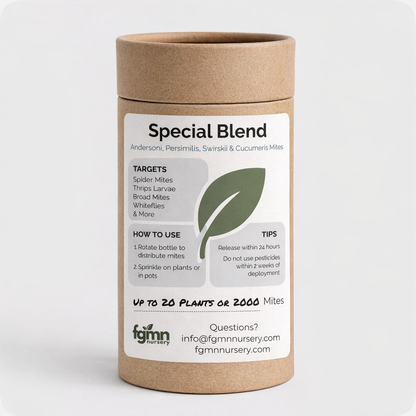 Special Blend Predatory Mite Mix Treatment Bottles - Midwest Grow LLC