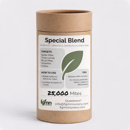 Special Blend Predatory Mite Mix Treatment Bottles - Midwest Grow LLC