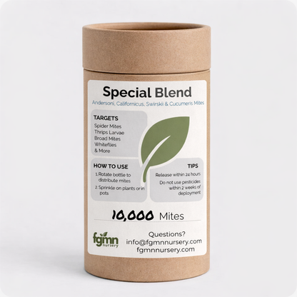 Special Blend Predatory Mite Mix Treatment Bottles - Midwest Grow LLC