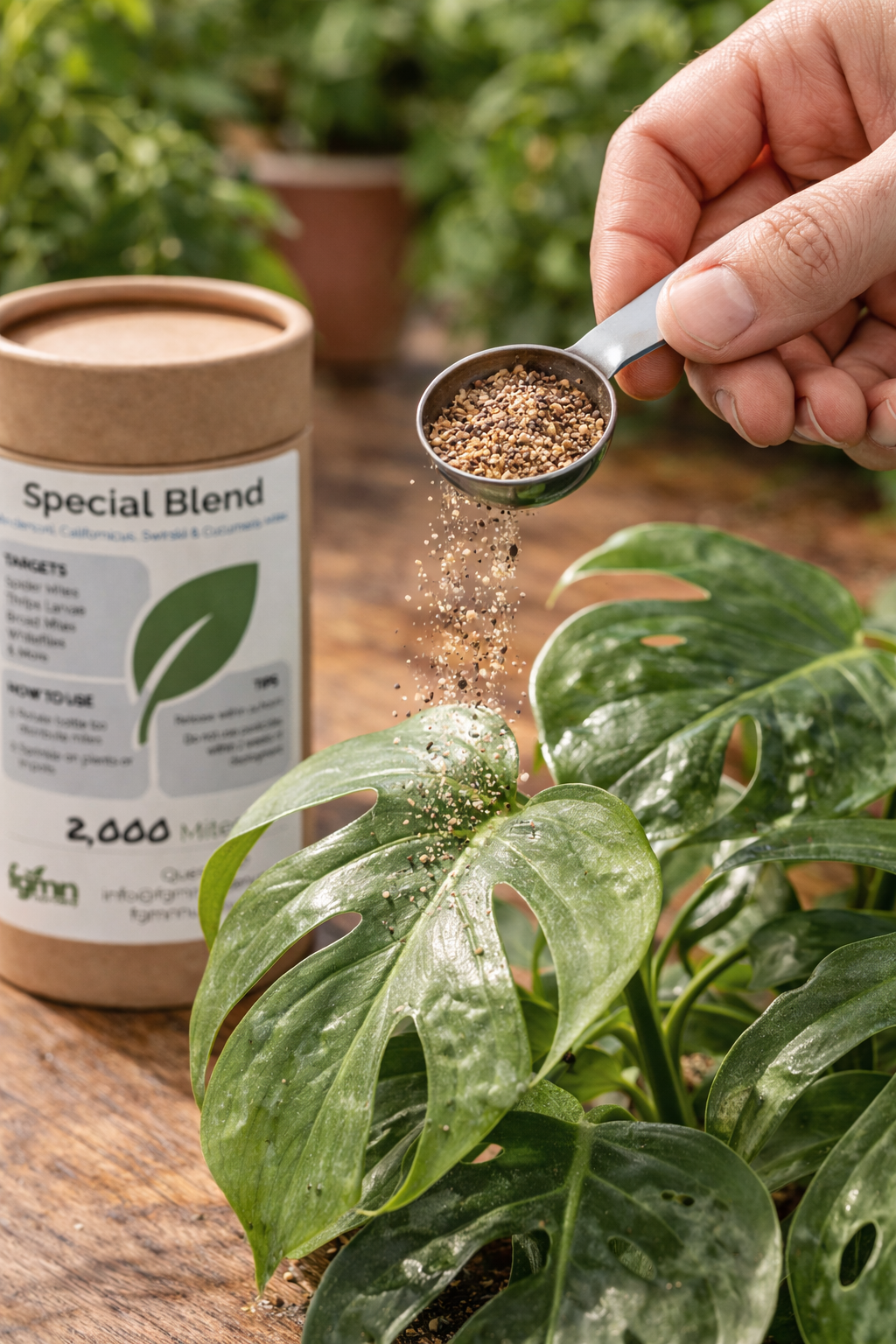 Special Blend Predatory Mite Mix Treatment Bottles - Midwest Grow LLC
