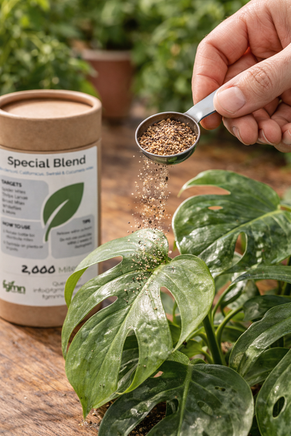 Special Blend Predatory Mite Mix Treatment Bottles - Midwest Grow LLC