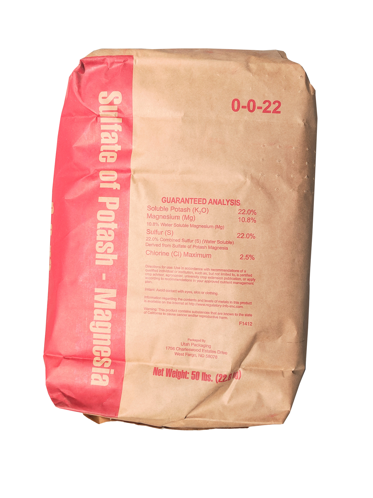 Sulfate of Potash Magnesia 0-0-22 - Midwest Grow LLC