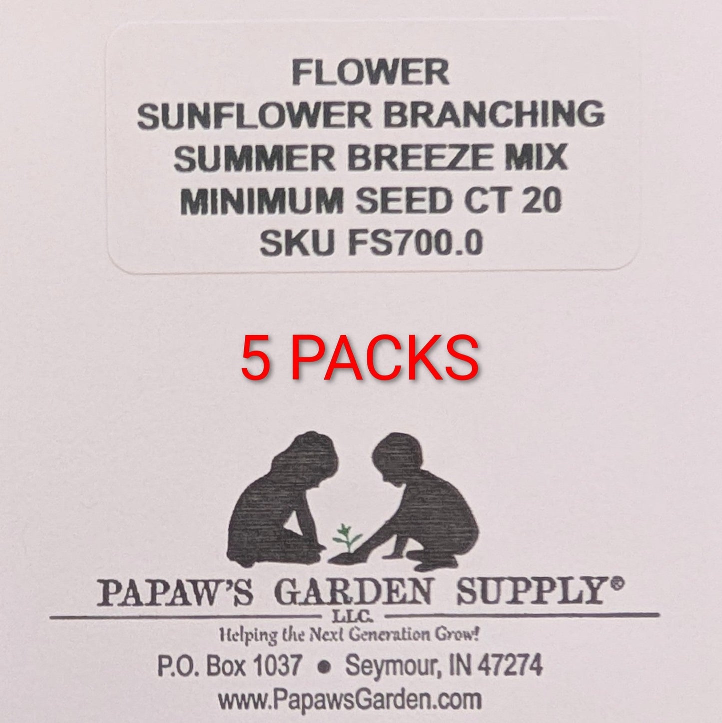 Summer Breeze Branching Sunflower Seed