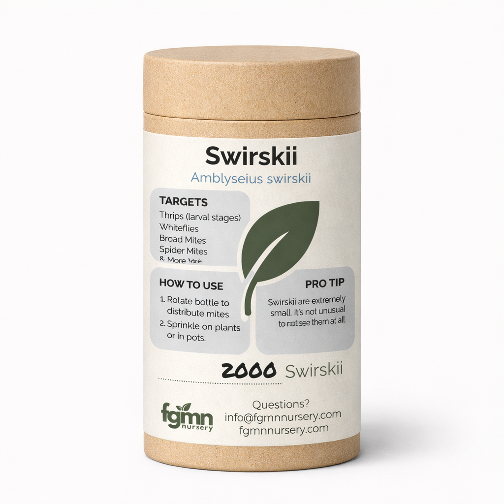 Amblyseius Swirskii Treatment Bottles - Midwest Grow LLC
