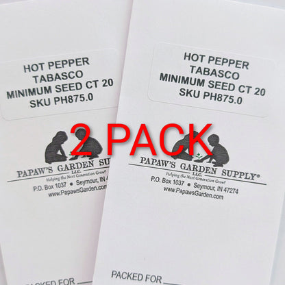 Tabasco VERY HOT Pepper Seeds