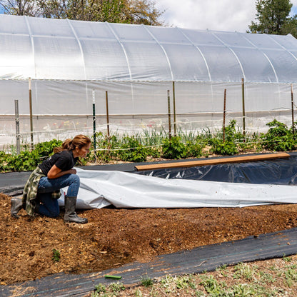 Silage Tarp - 6 mil Reversible Black & White - Midwest Grow LLC