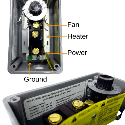 Greenhouse Fan Thermostat - Midwest Grow LLC