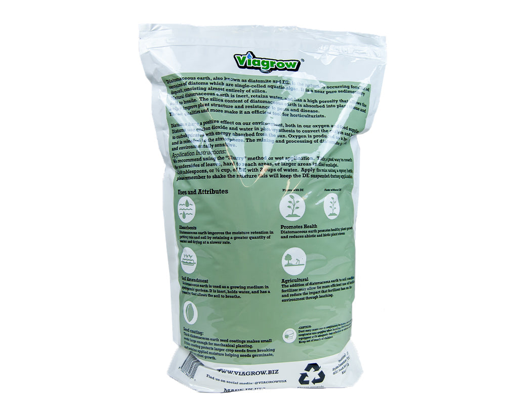 Viagrow Diatomaceous Earth Food Grade - Midwest Grow LLC