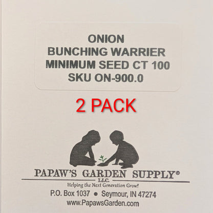 Onion Warrior Bunching Seeds