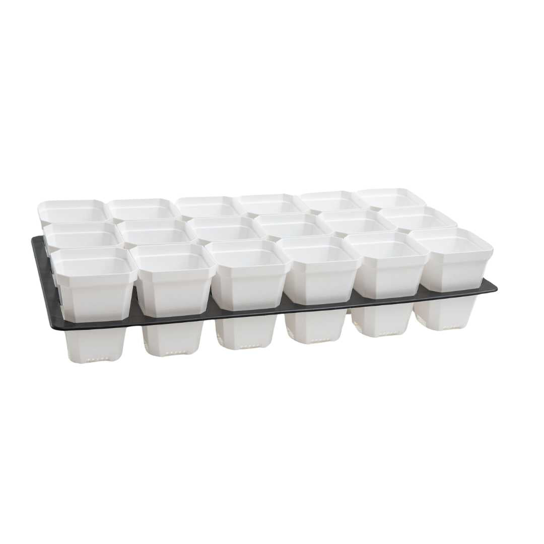 3.3" Heavy Duty Seed Starting Pots with Inserts - Midwest Grow LLC
