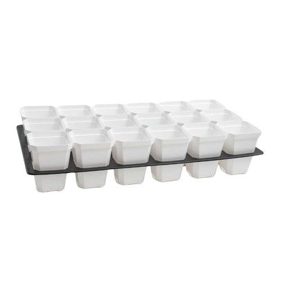 3.3" Heavy Duty Seed Starting Pots with Inserts - Midwest Grow LLC