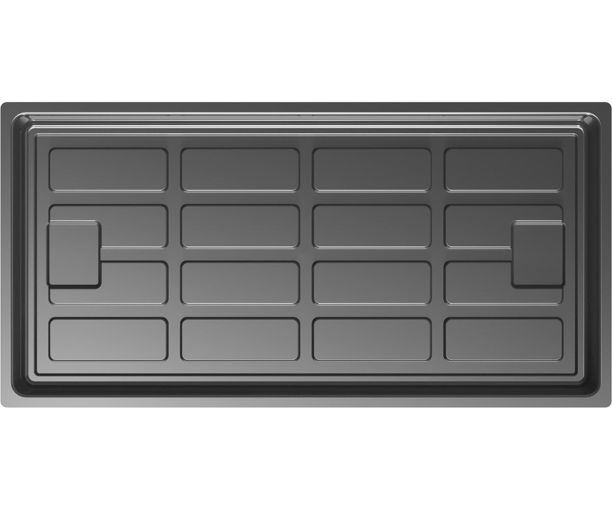 Active Aqua 2.0 Low Rise Tray, Black, 2'x4' (OD)