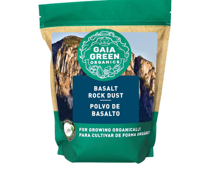 Gaia Green Organics Basalt Rock Dust, 2 kg U.S. Pouch - Midwest Grow LLC