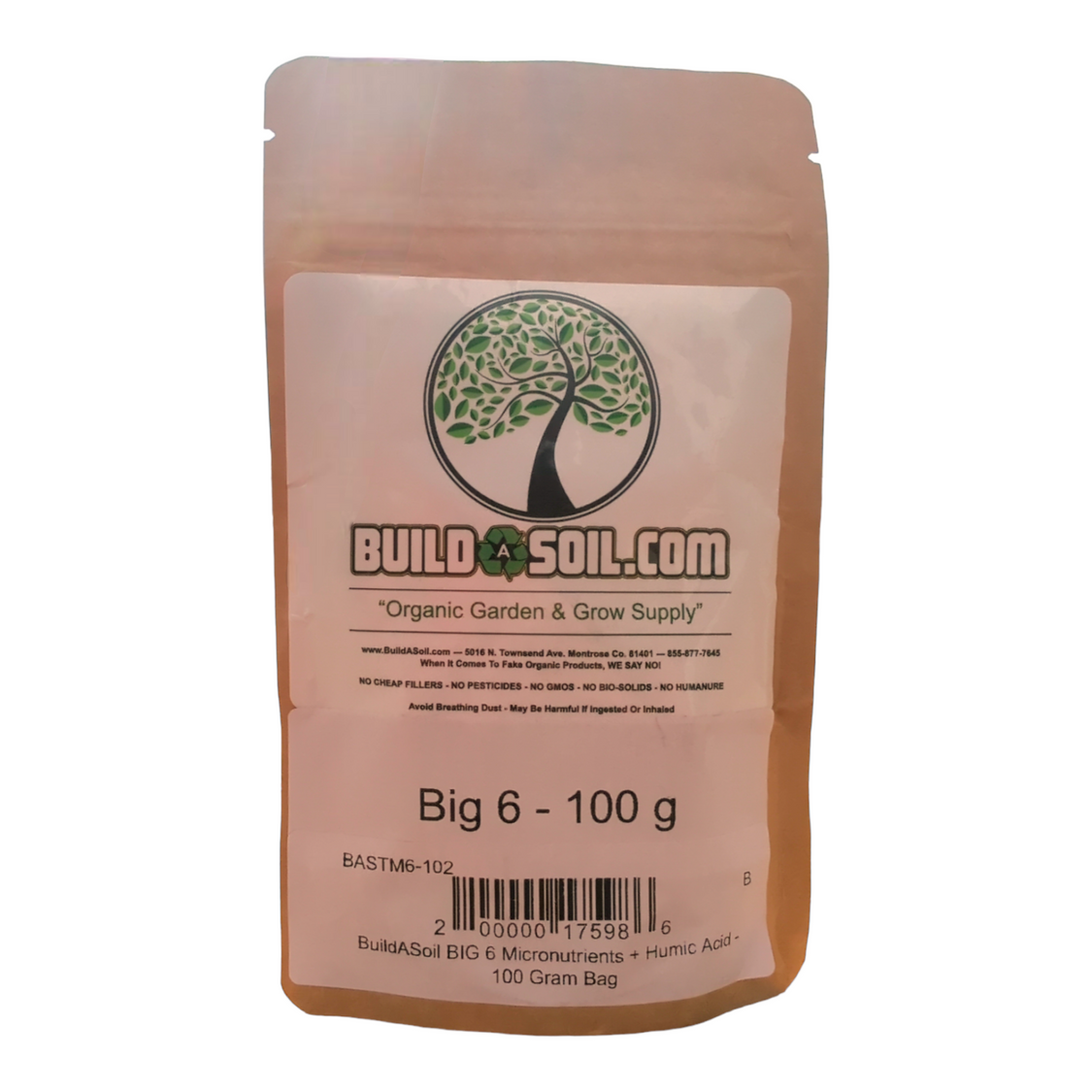 BuildASoil BIG 6 Micronutrients + Humic Acid - Midwest Grow LLC