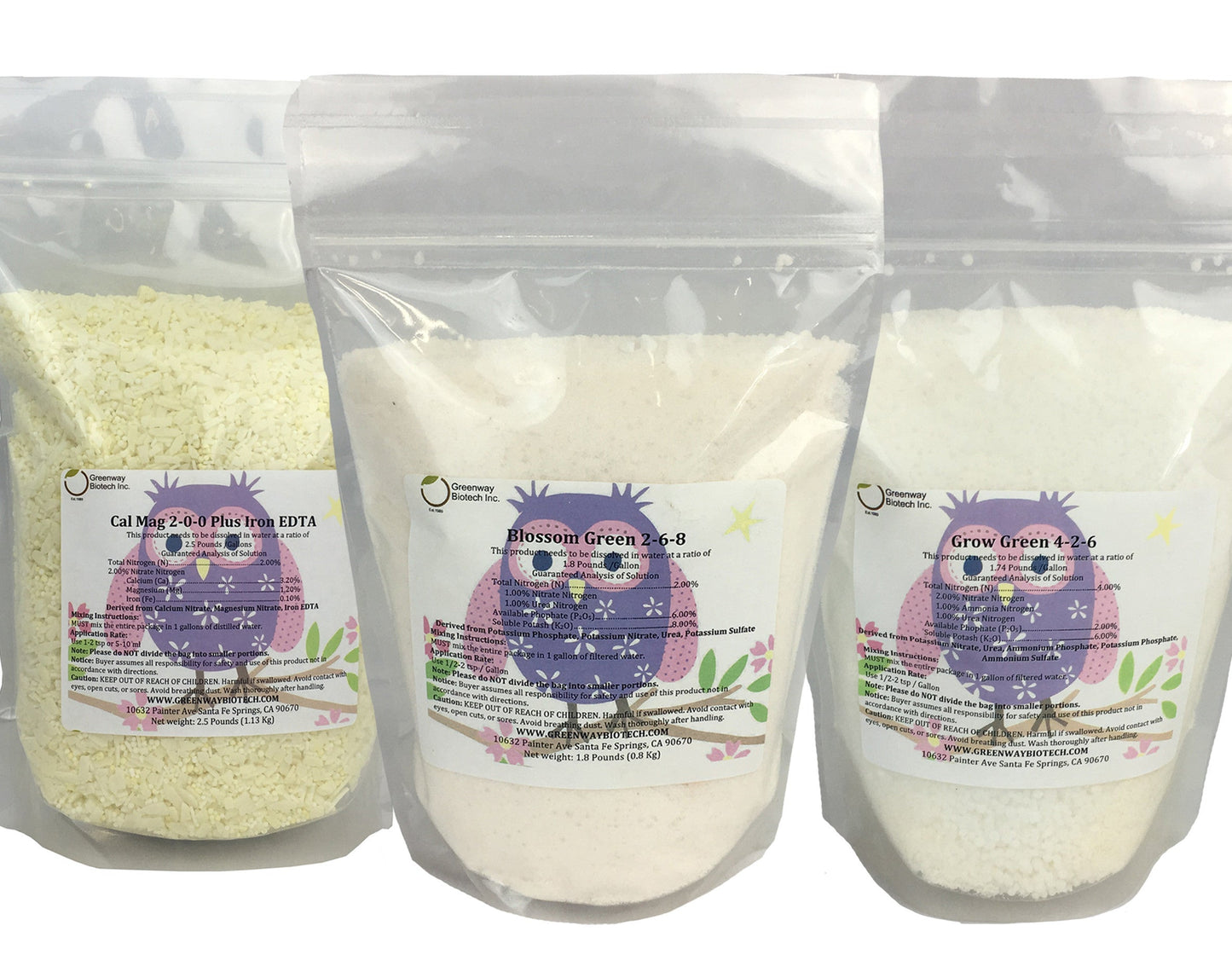 Complete 4-Part Hydroponic Nutrient System - Midwest Grow LLC