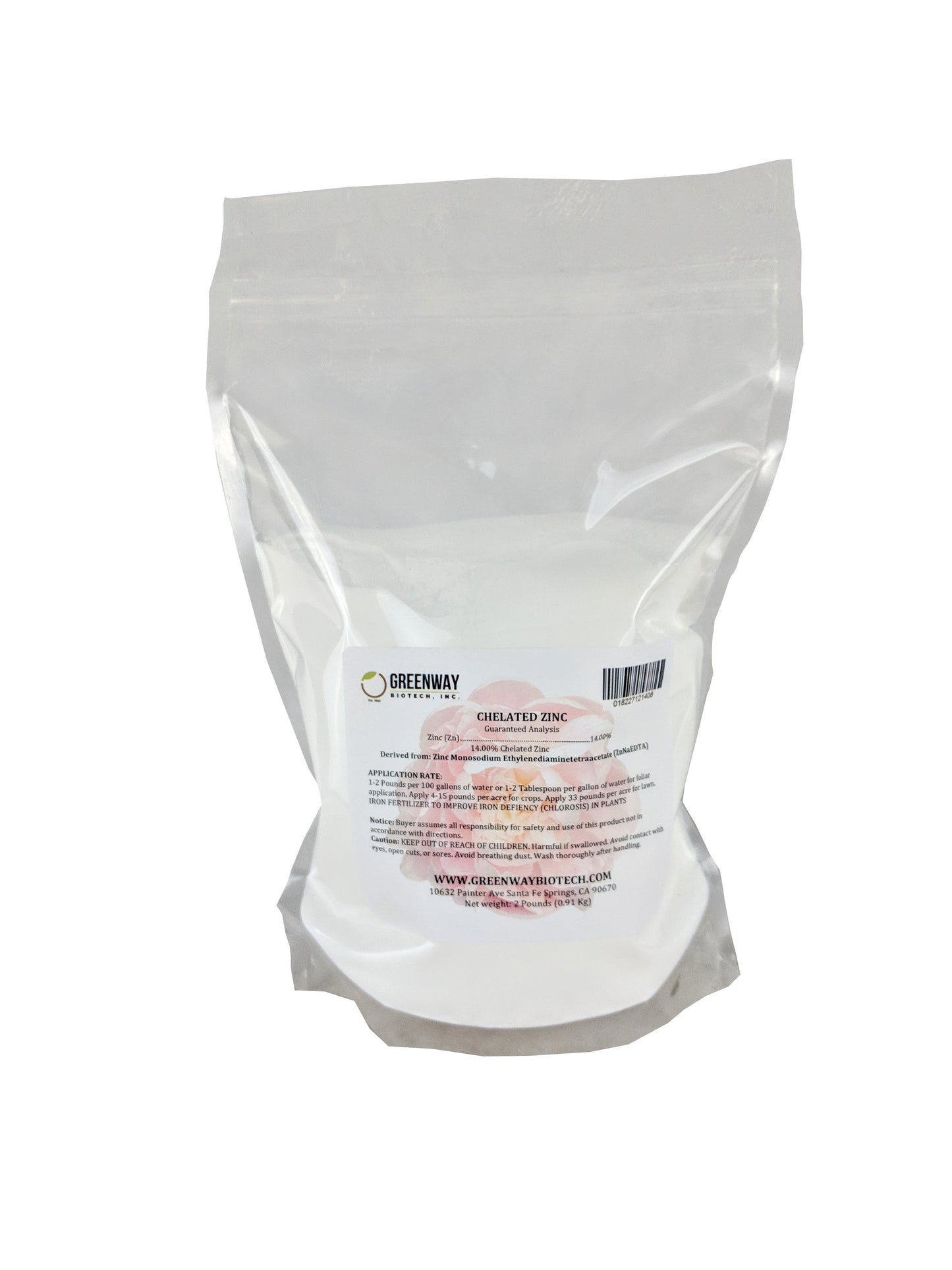 Chelated Zinc EDTA Fertilizer - Midwest Grow LLC