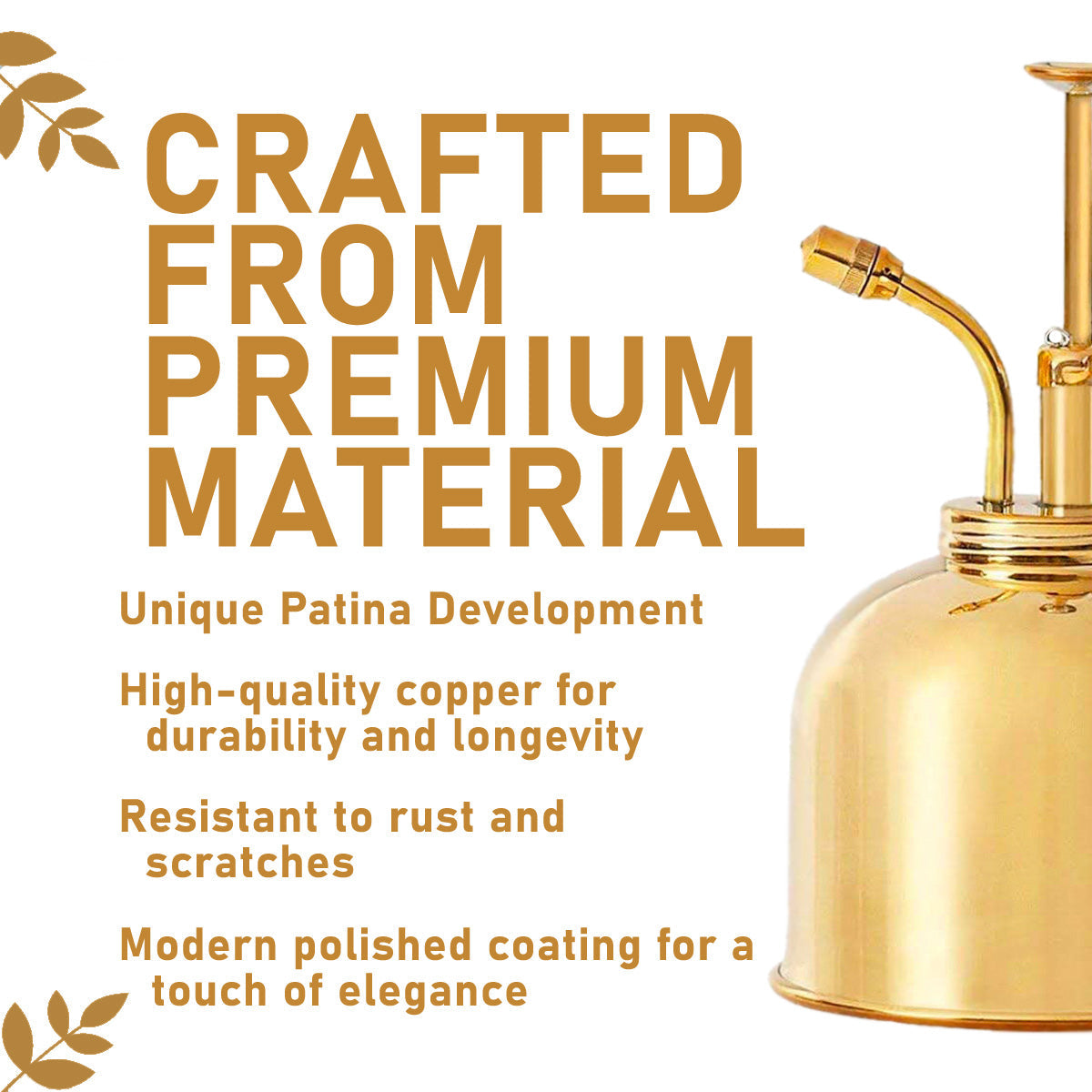 Brass, Copper and Nickel Plant Misters - Midwest Grow LLC