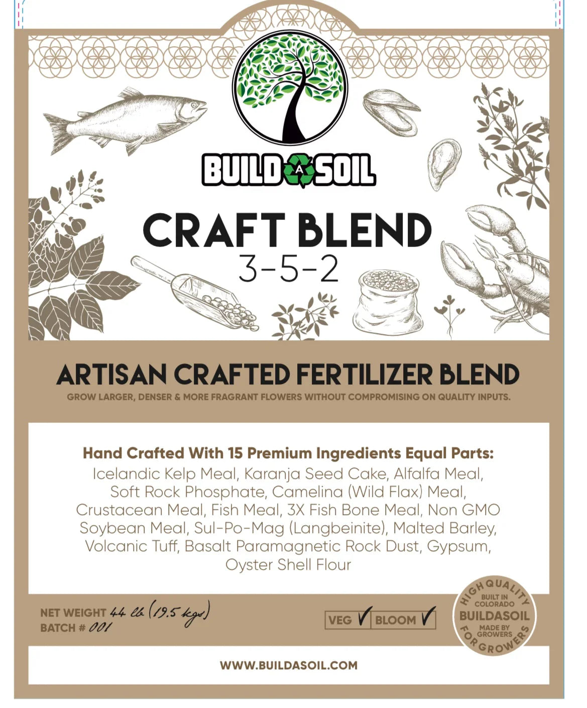 Craft Blend 3-5-2 - Midwest Grow LLC