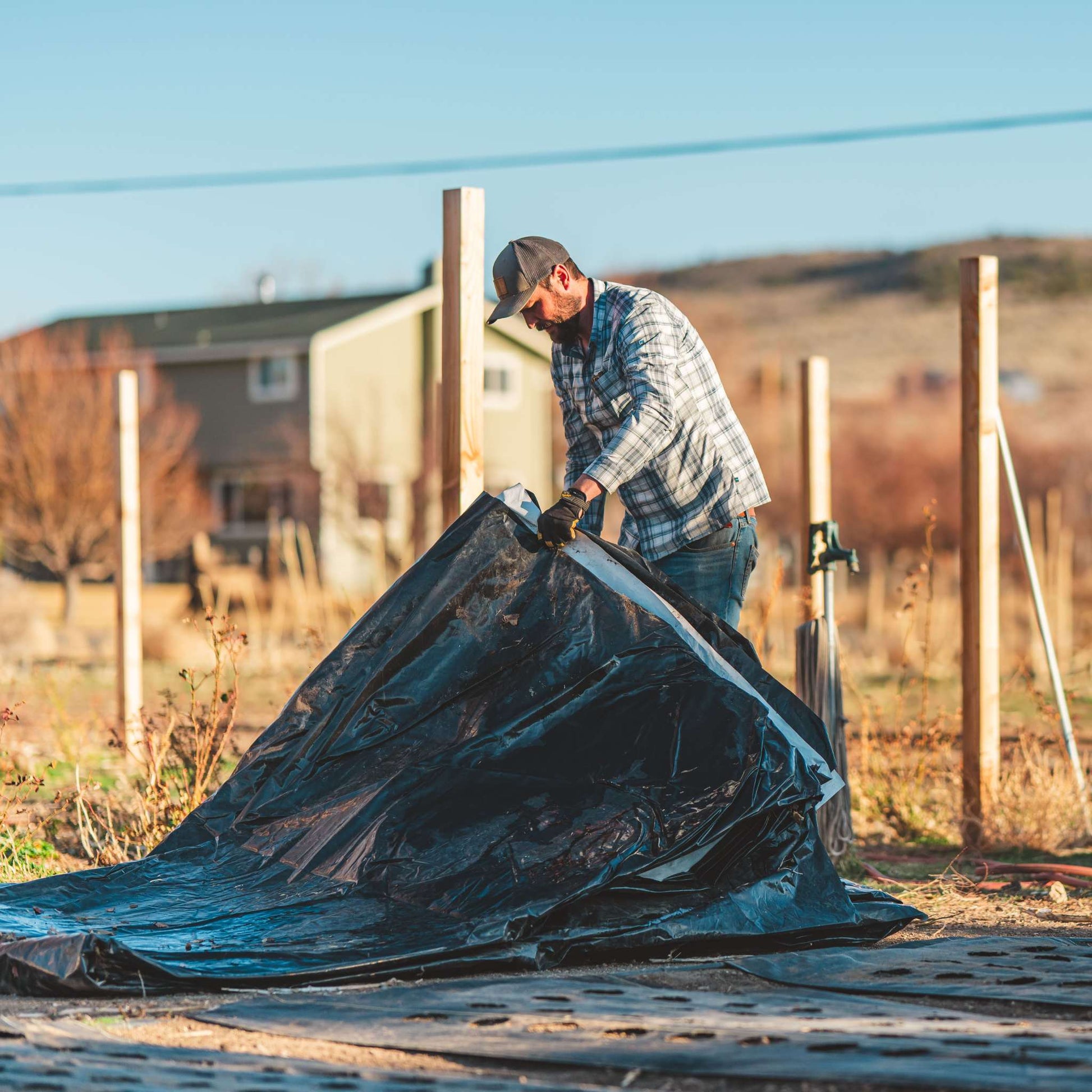 Silage Tarp - 6 mil Reversible Black & White - Midwest Grow LLC