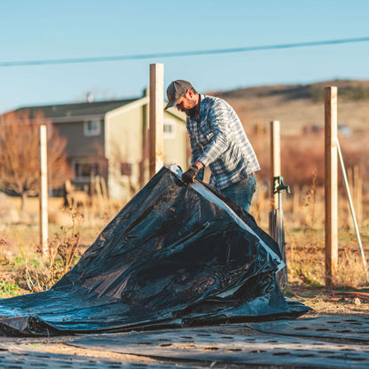 Silage Tarp - 6 mil Reversible Black & White - Midwest Grow LLC