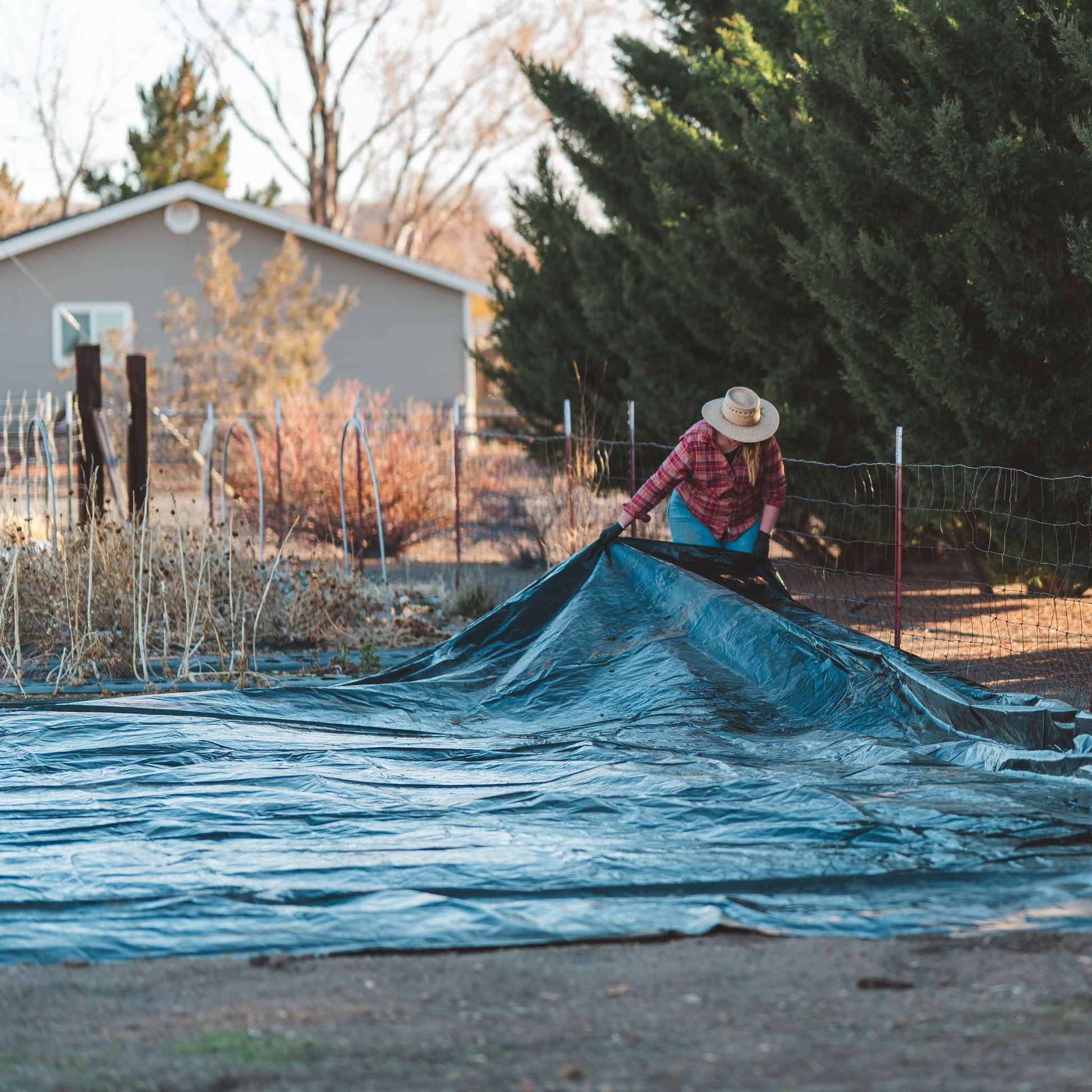 Silage Tarp - 6 mil Reversible Black & White - Midwest Grow LLC