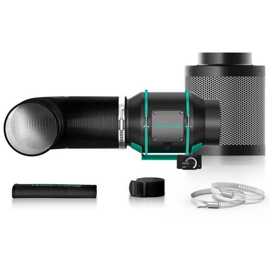 MARS HYDRO 6 INCH INLINE FAN AND CARBON FILTER COMBO WITH SPEED CONTROLLER