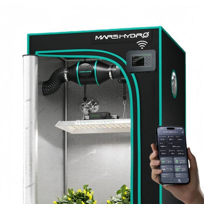 Mars Hydro TS1000 150W Smart 2.6x2.6 Grow Tent Kit with iControl
