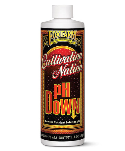 FoxFarm Cultivation Nation® pH DOWN, 1 pint