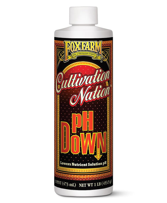 FoxFarm Cultivation Nation® pH DOWN, 1 pint