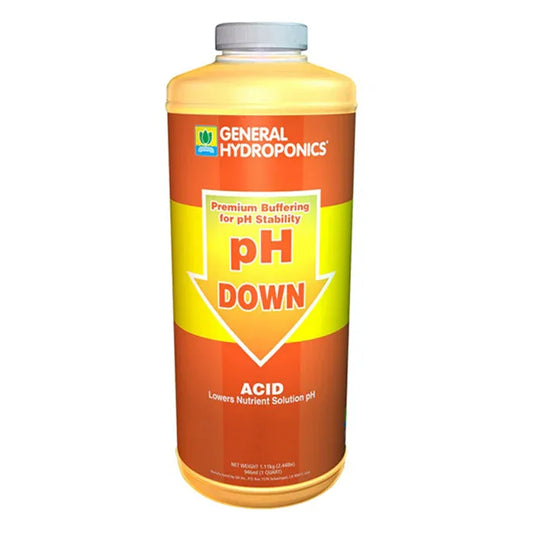 General Hydroponics pH Down 1 Quart - Midwest Grow LLC