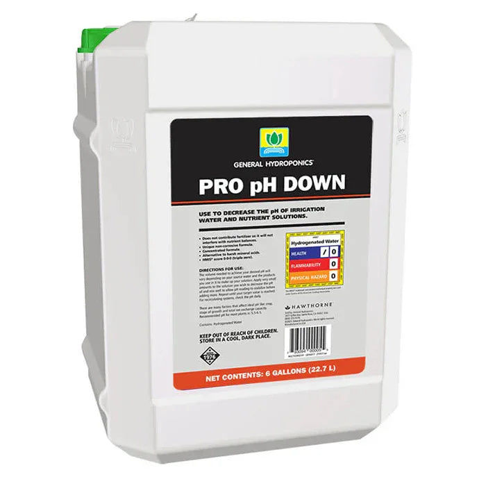 General Hydroponics PRO pH Down 6 Gallon - Midwest Grow LLC