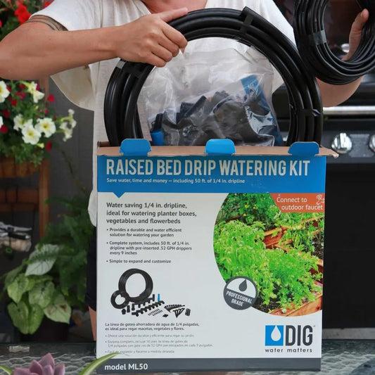 Watering - Raised Bed Drip Irrigation Kit - Midwest Grow LLC