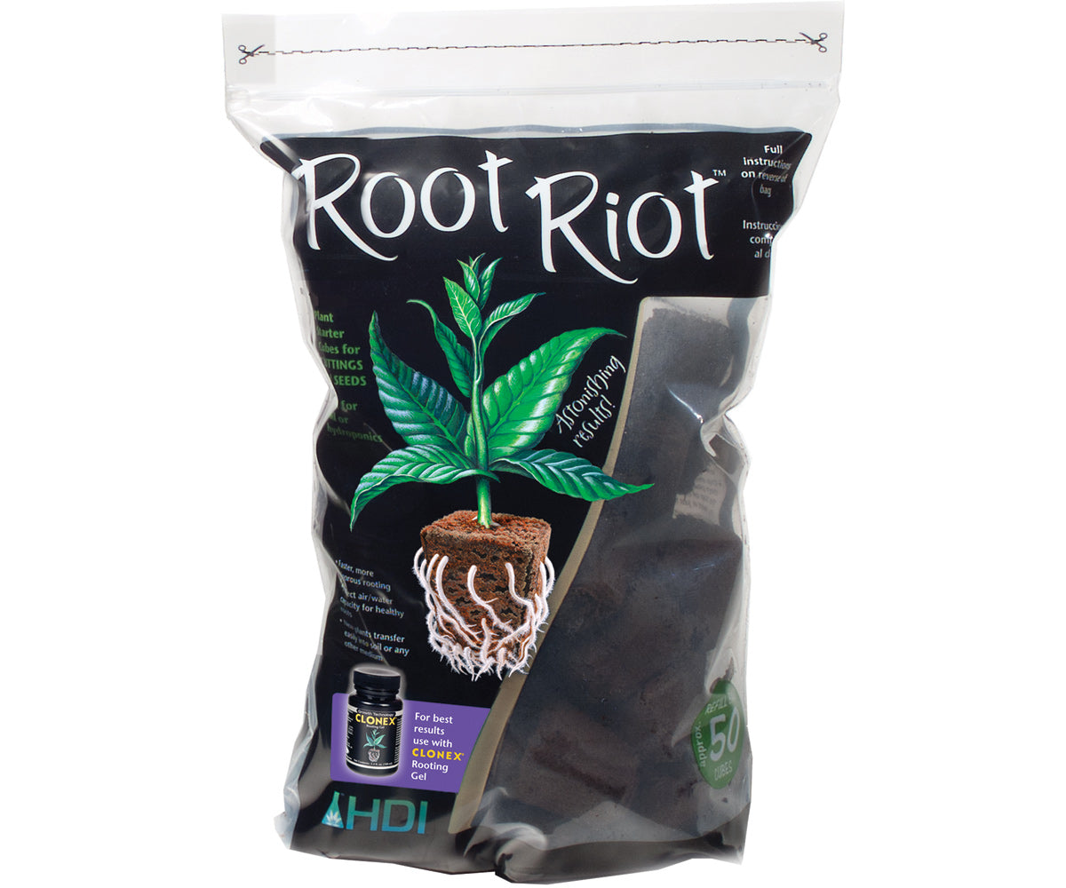 Root Riot Cubes, bag of 50 - Midwest Grow LLC